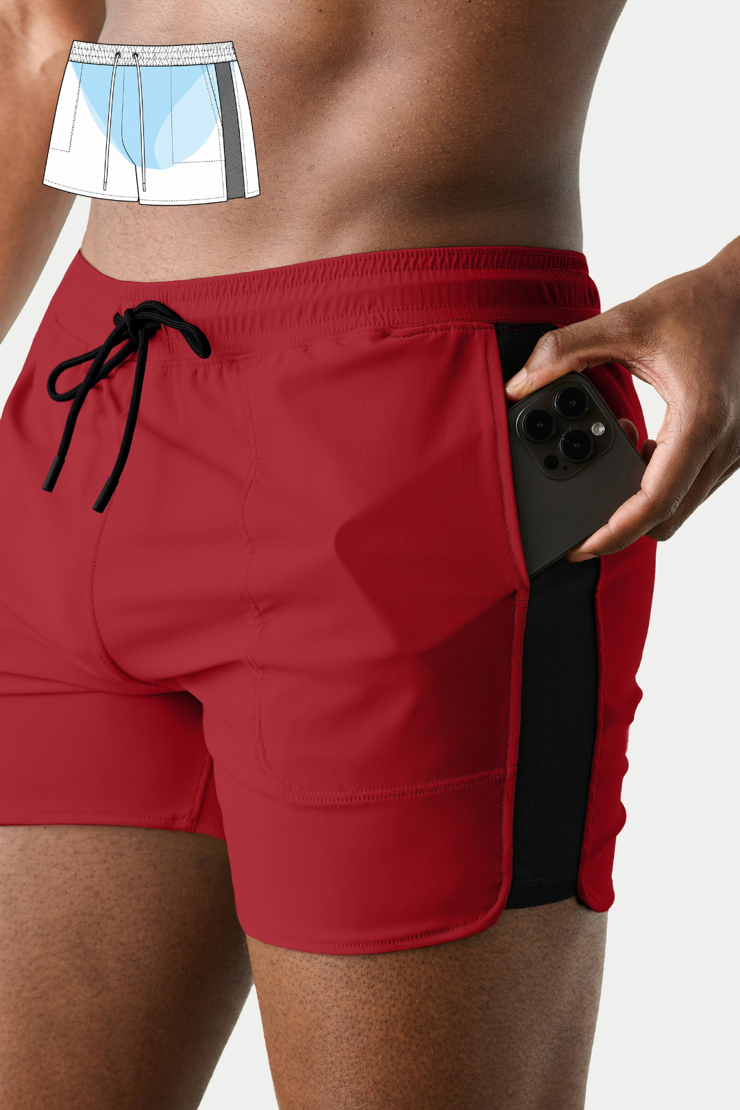 EDGE Shorts - Ruby