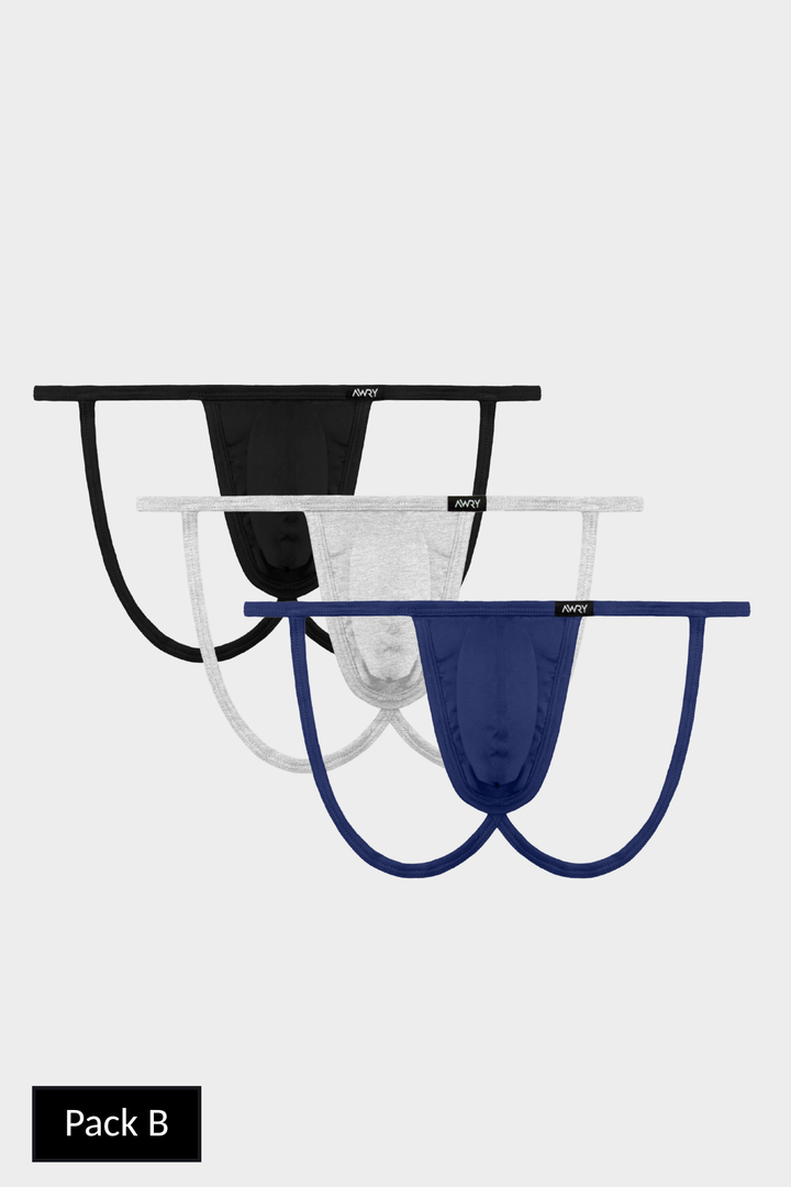 3 Pack ESSENTIAL String Jockstrap