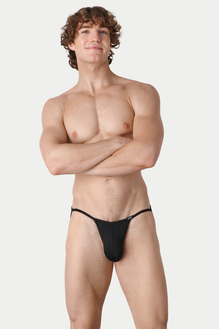 ESSENTIAL String Jock Thong - Black