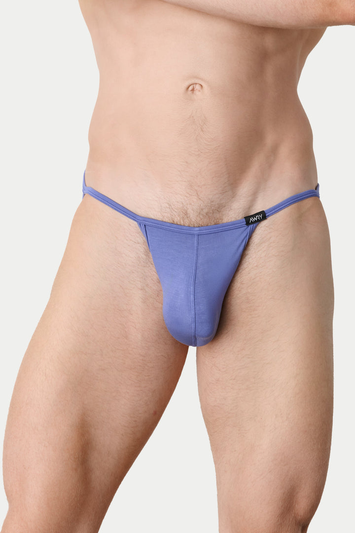 ESSENTIAL String Jock Thong - Periwinkle