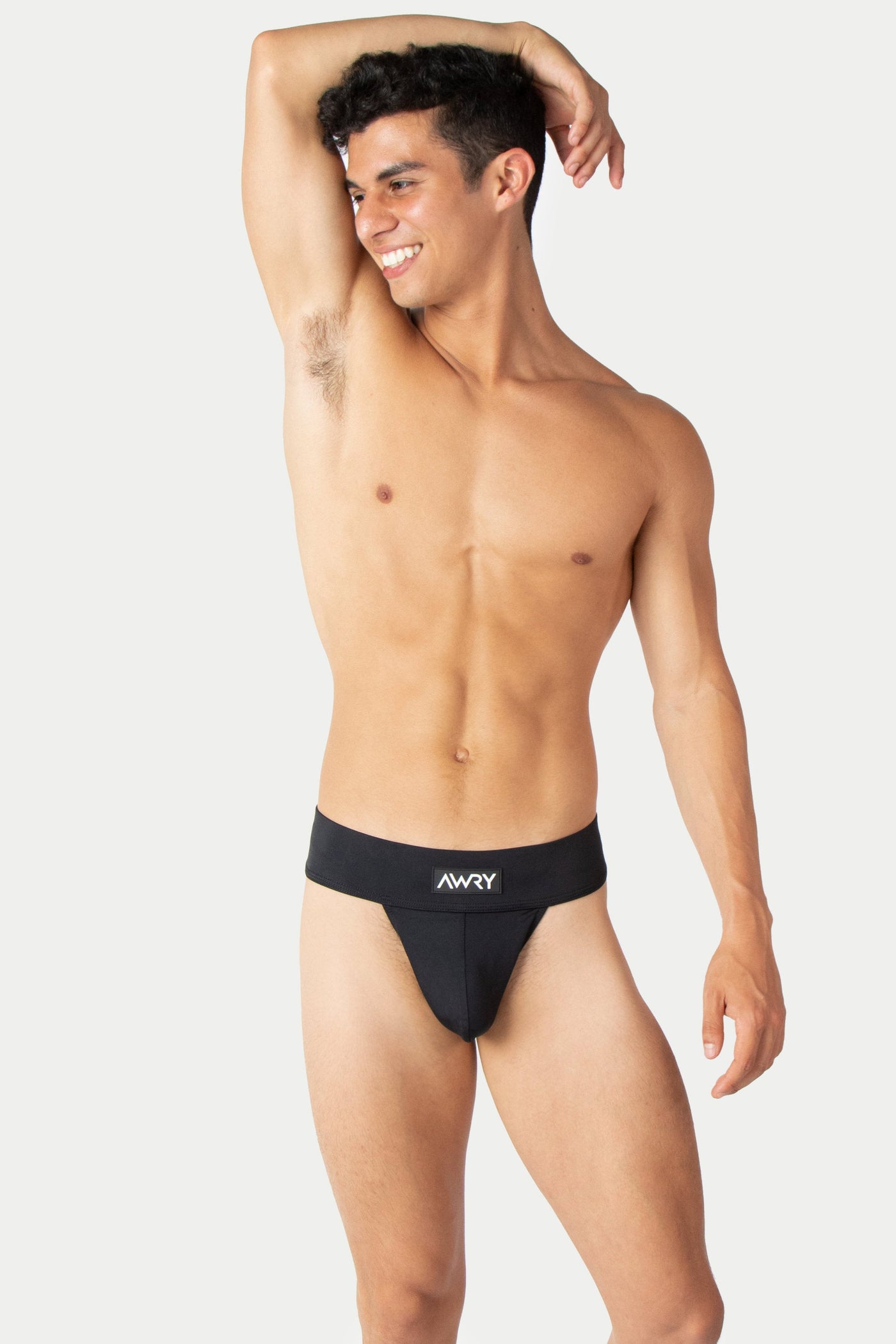 "Oops" THICK Swim Thong - Black