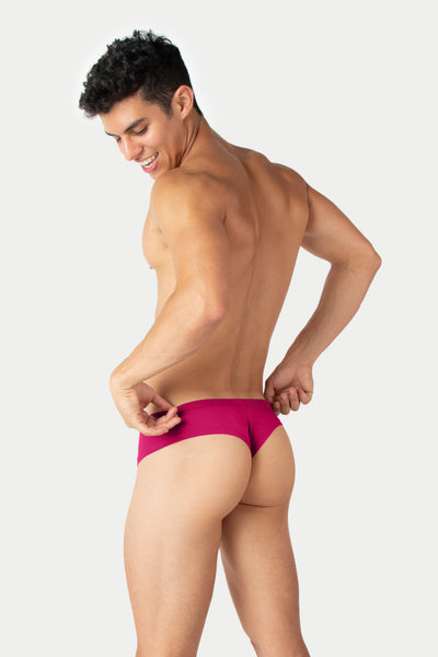 CHEEKY Thong Briefs - Raspberry