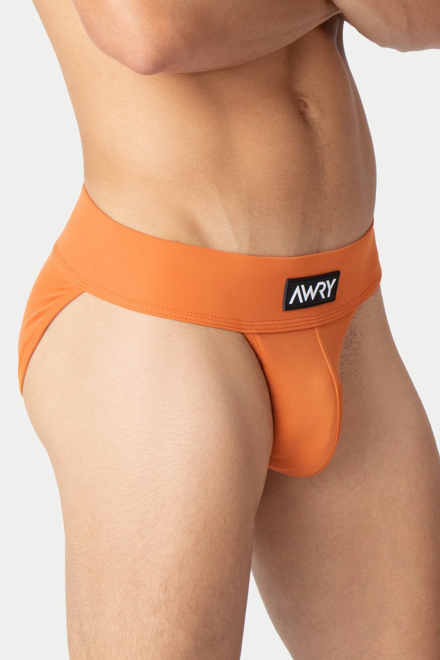 "Oops" THICK Swim Briefs - Burnt Orange