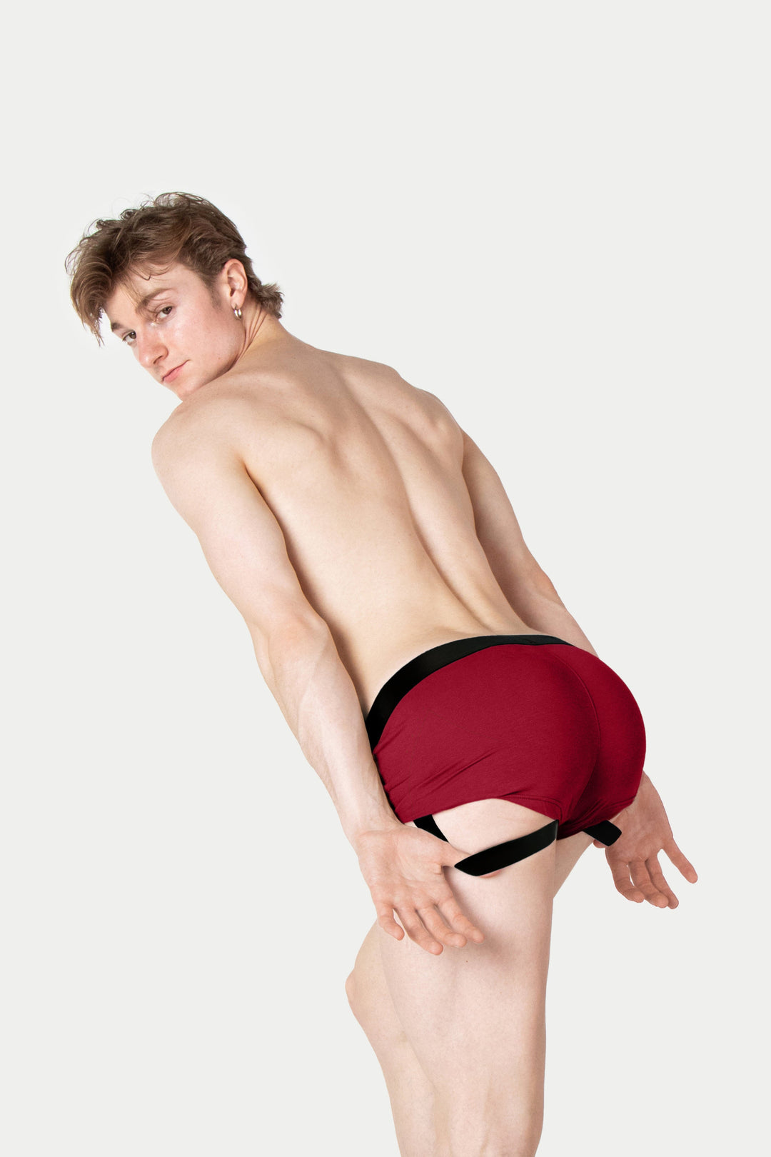 BOOST Jock Boxers - Burgundy