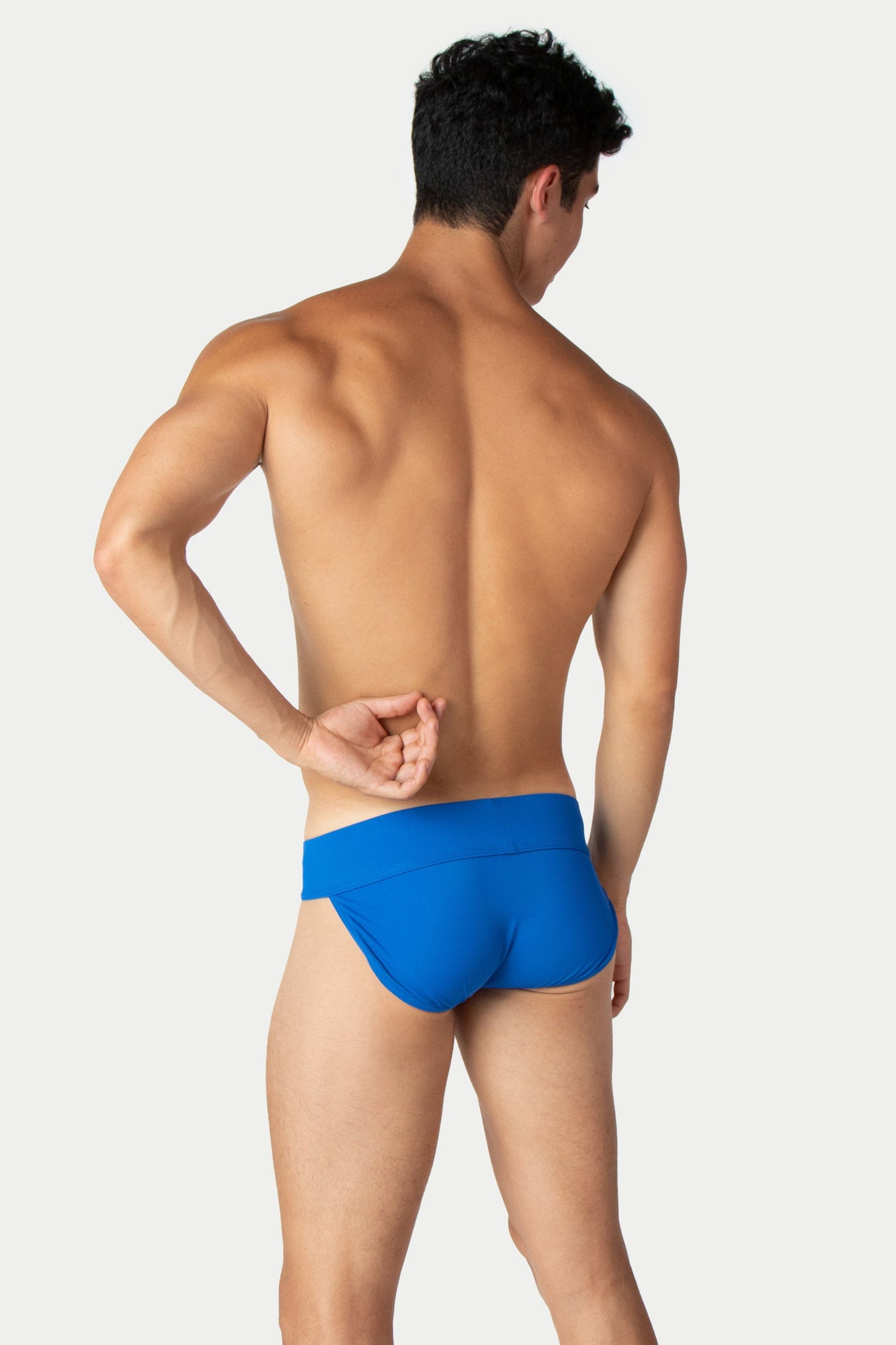 "Oops" THICK Swim Briefs - Blue