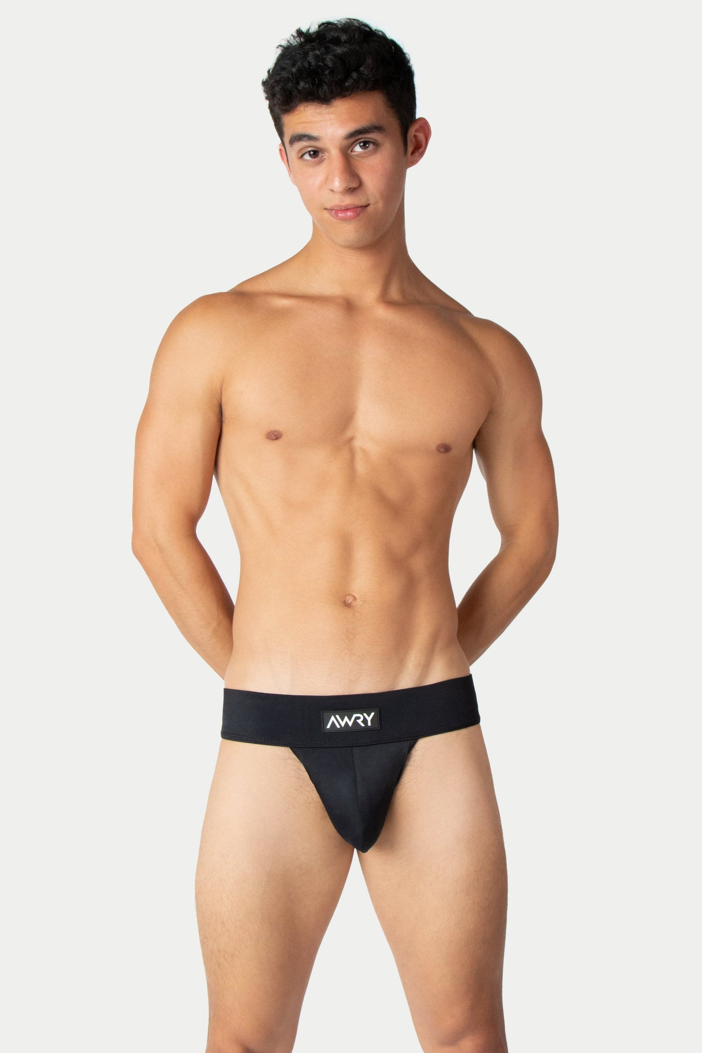 "Oops" THICK Swim Briefs - Black