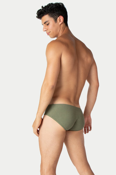 TEXTURE Briefs - Moss Green