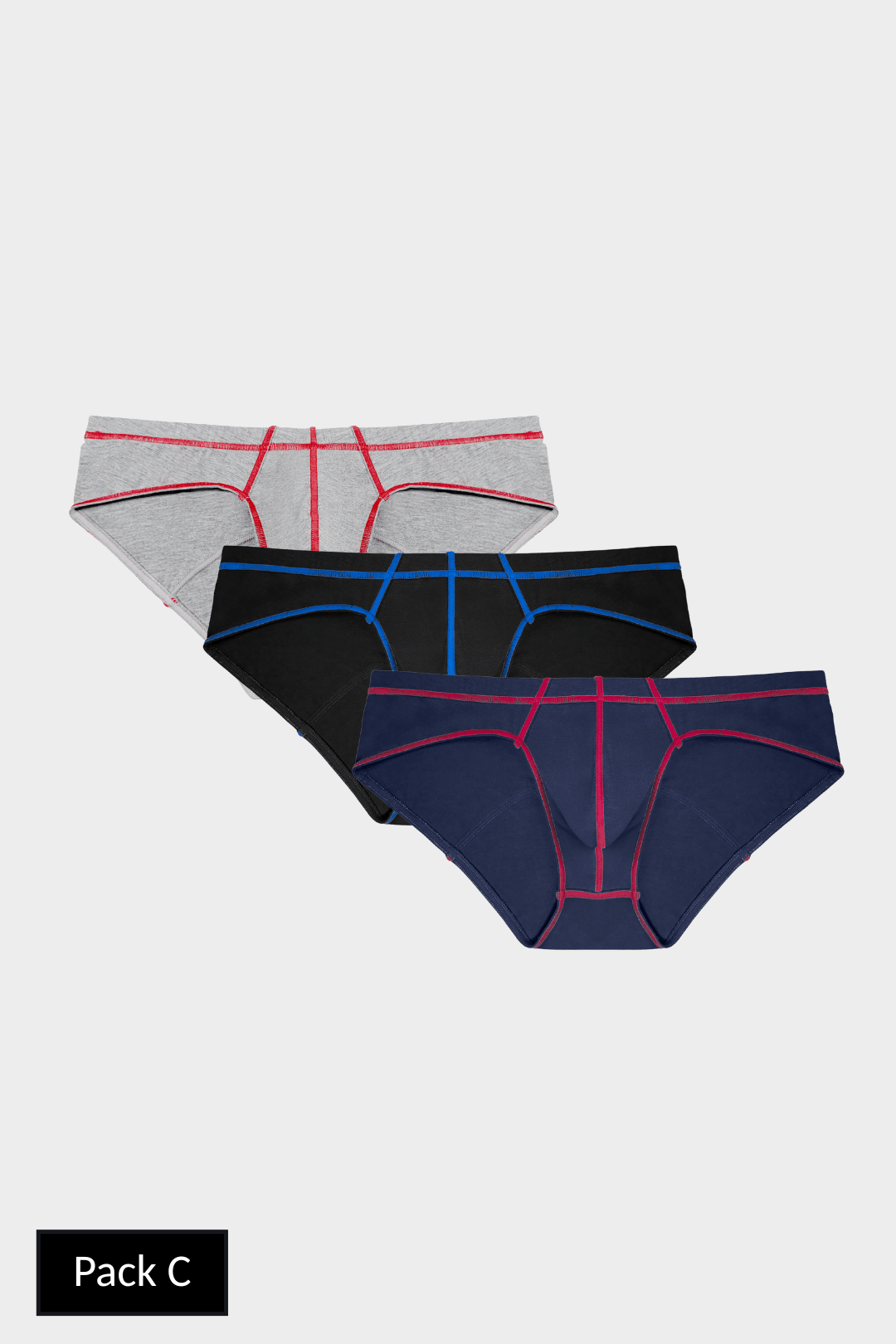 3 Pack ACCENT Briefs - AWRY