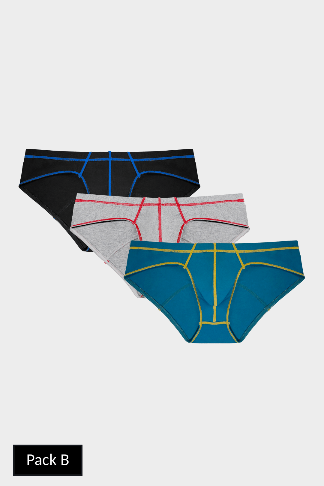 3 Pack ACCENT Briefs - AWRY