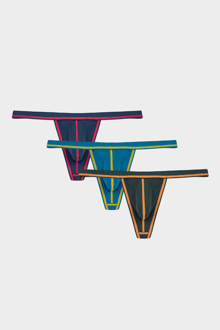 3 Pack ACCENT Thong - AWRY