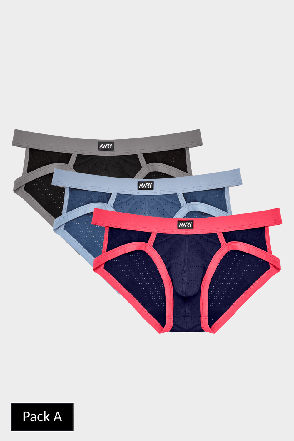 3 Pack AERO Strap Briefs - AWRY