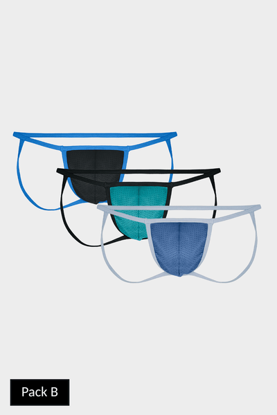 3 Pack AERO String Jockstrap - AWRY
