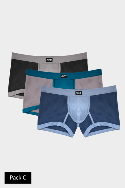 3 Pack AERO Thong Trunks - AWRY