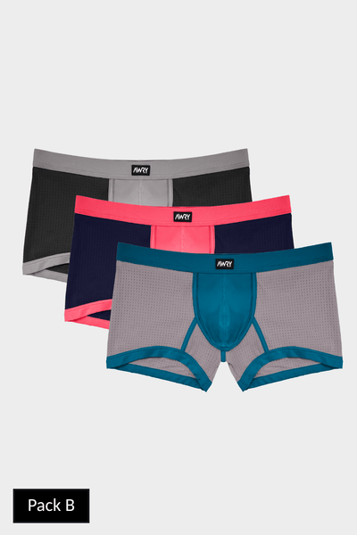 3 Pack AERO Thong Trunks - AWRY