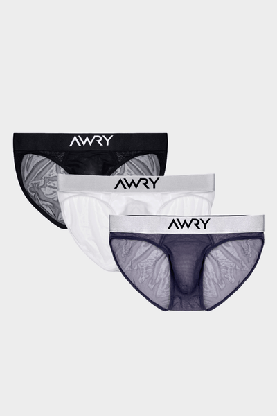 3 Pack APOLLO Mesh Briefs - AWRY