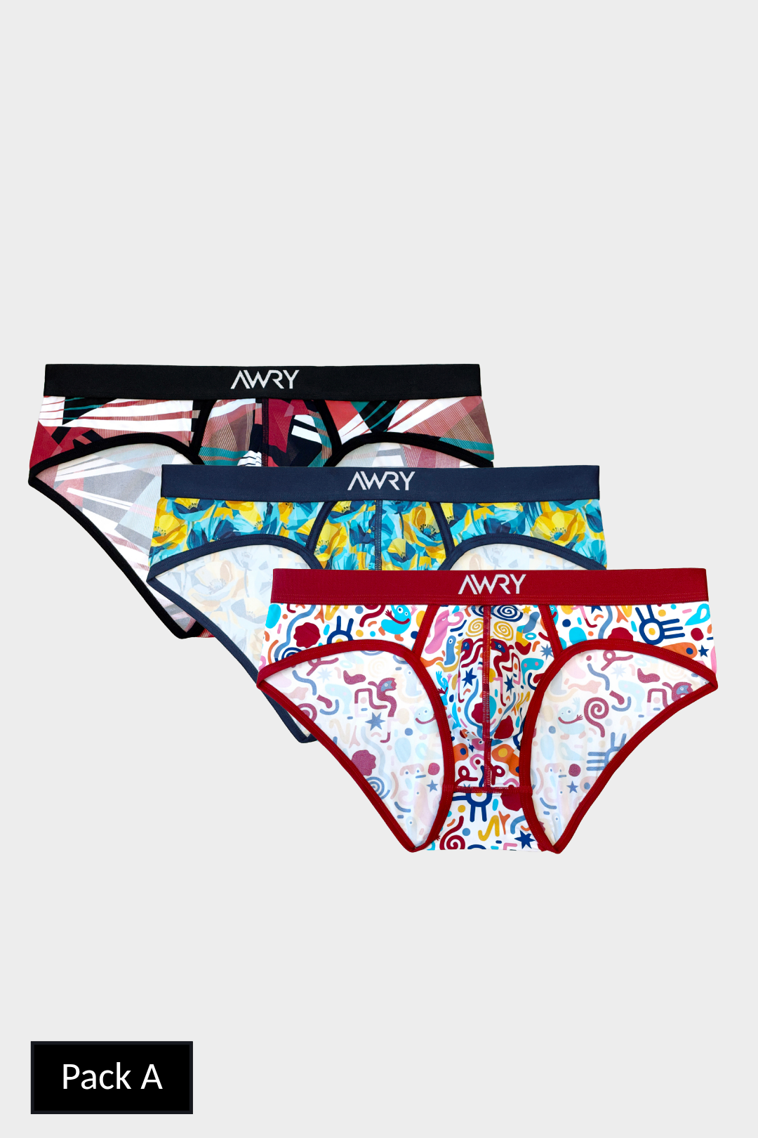 3 Pack CANVAS Briefs - AWRY