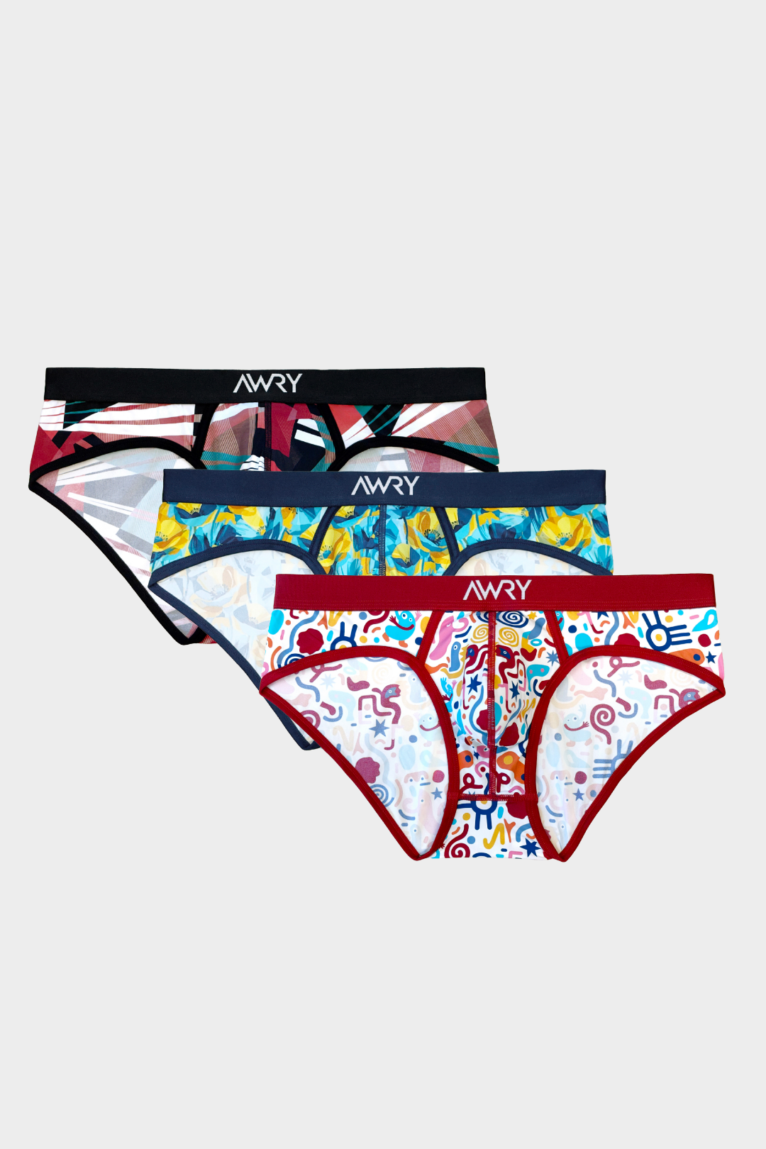3 Pack CANVAS Briefs - AWRY