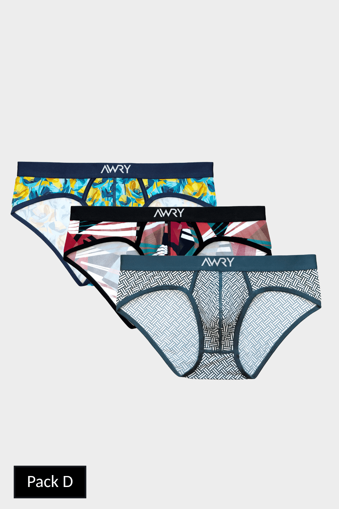 3 Pack CANVAS Briefs - AWRY