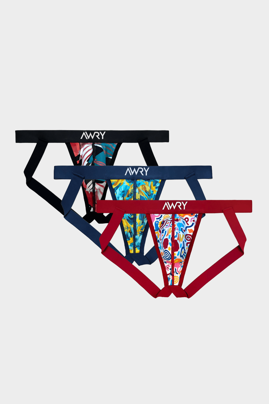 3 Pack CANVAS Jock Thong - AWRY
