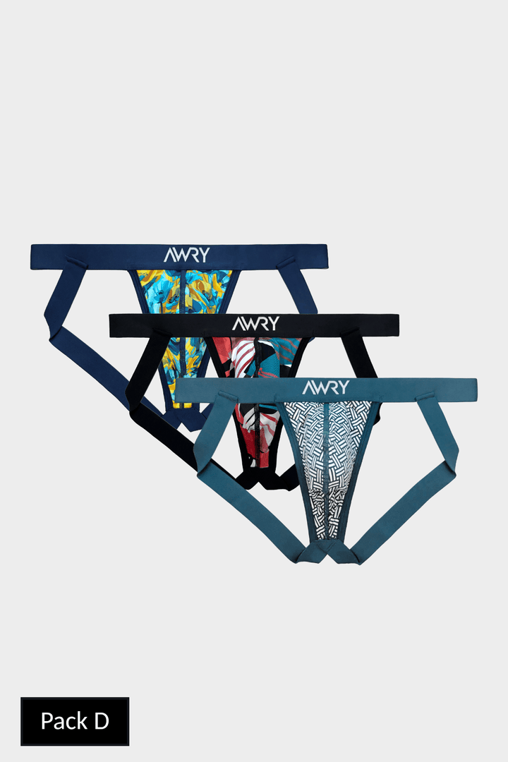 3 Pack CANVAS Jock Thong - AWRY