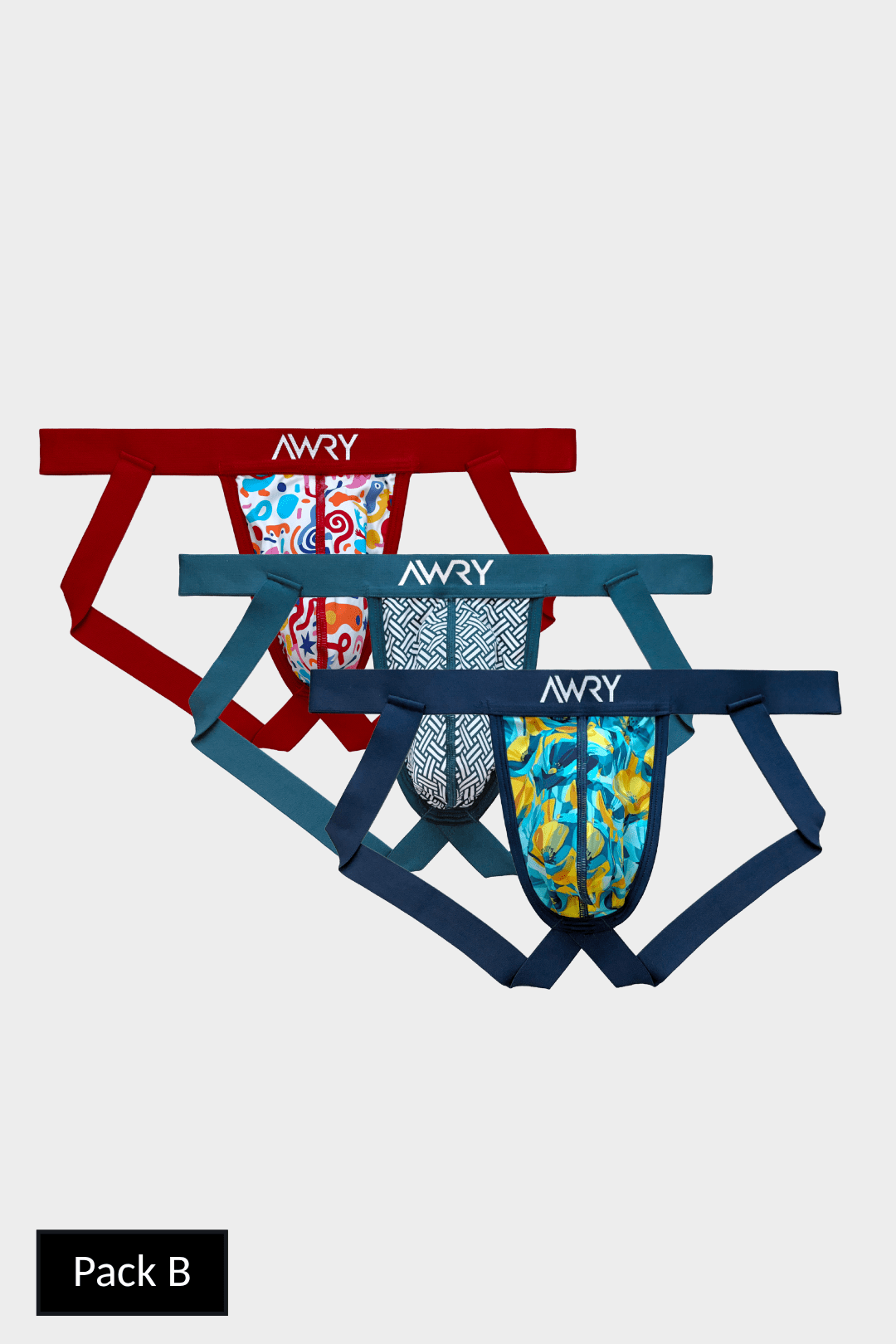 3 Pack CANVAS Jockstrap - AWRY