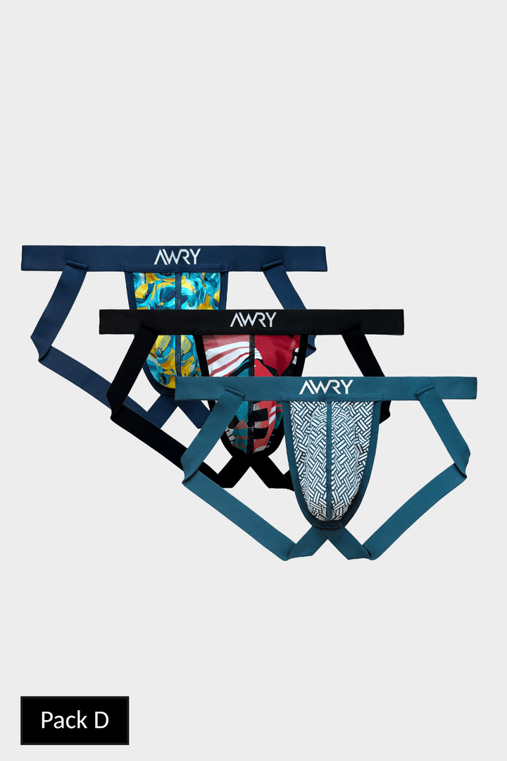 3 Pack CANVAS Jockstrap - AWRY