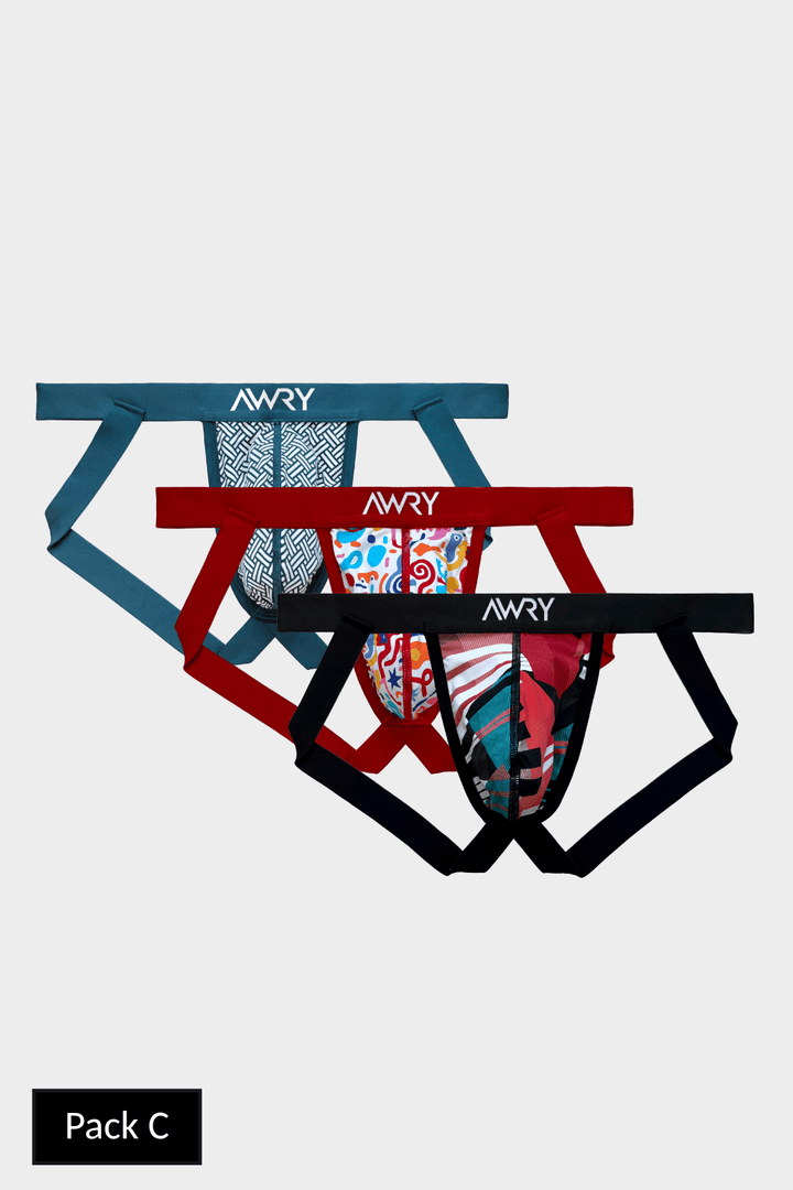 3 Pack CANVAS Jockstrap - AWRY