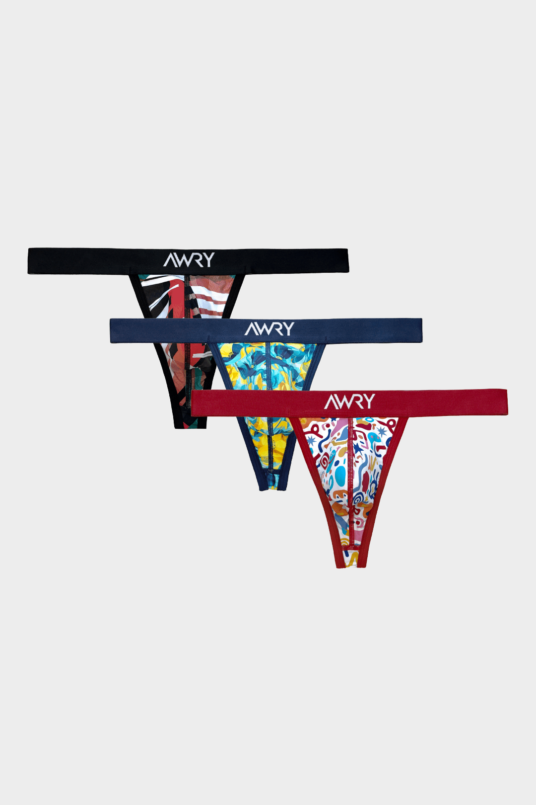 3 Pack CANVAS Thong - AWRY