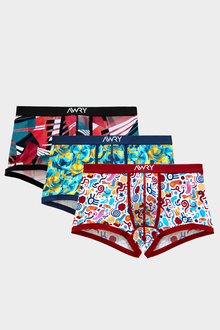 3 Pack CANVAS Trunks - AWRY