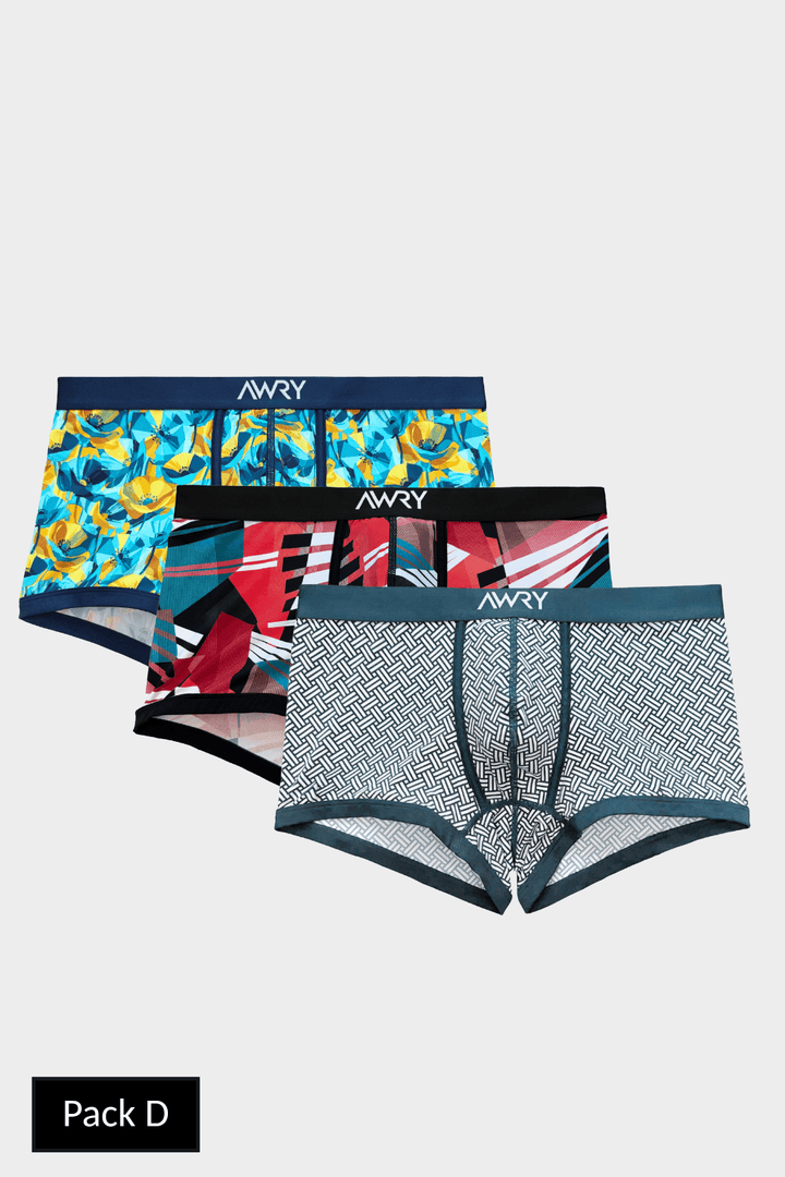 3 Pack CANVAS Trunks - AWRY