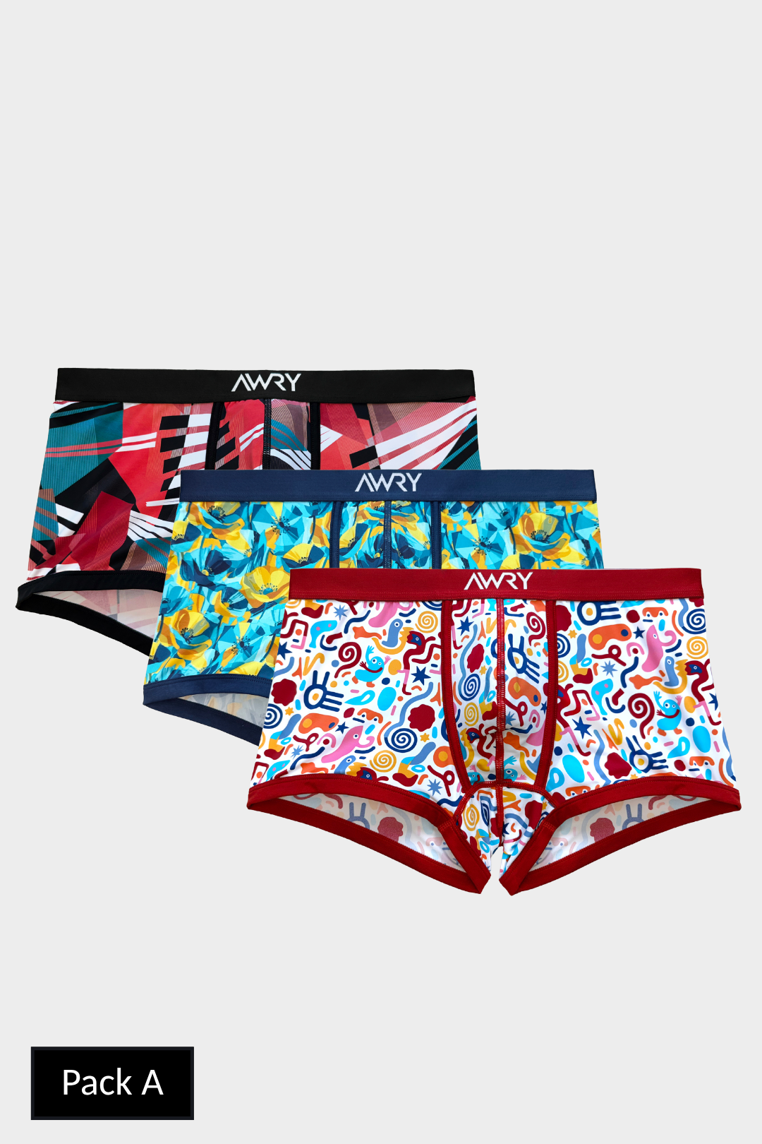 3 Pack CANVAS Trunks - AWRY