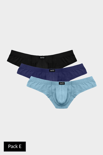 3 Pack CHEEKY Thong Briefs - AWRY