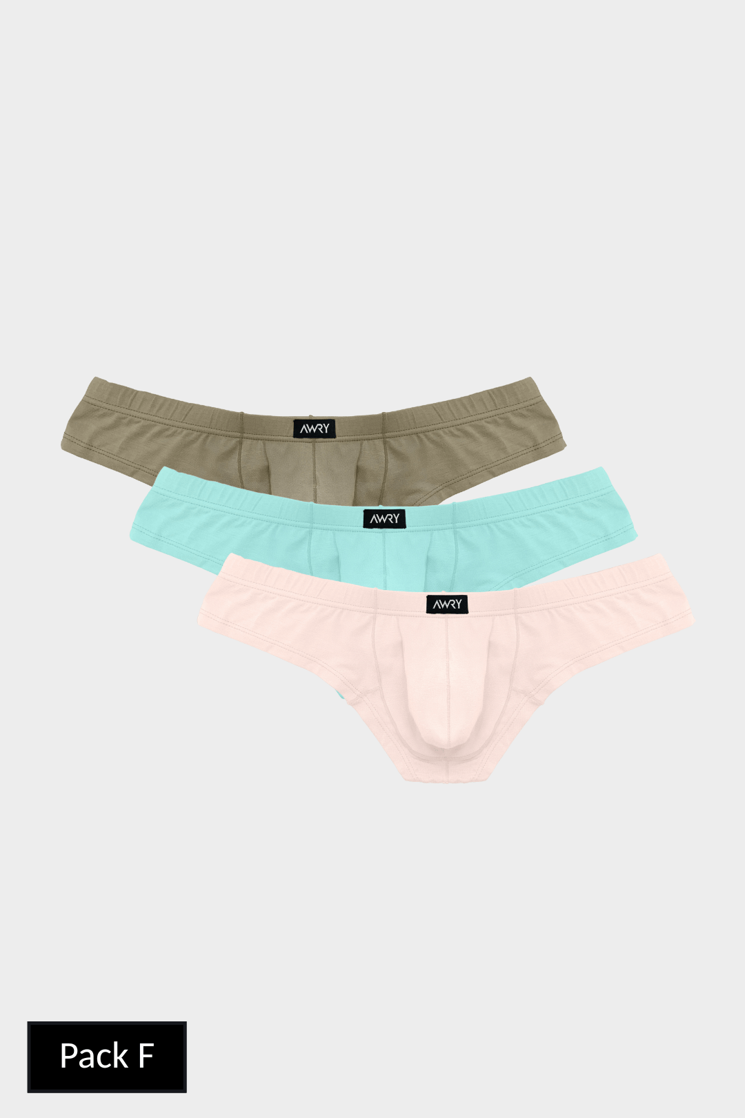 3 Pack CHEEKY Thong Briefs - AWRY