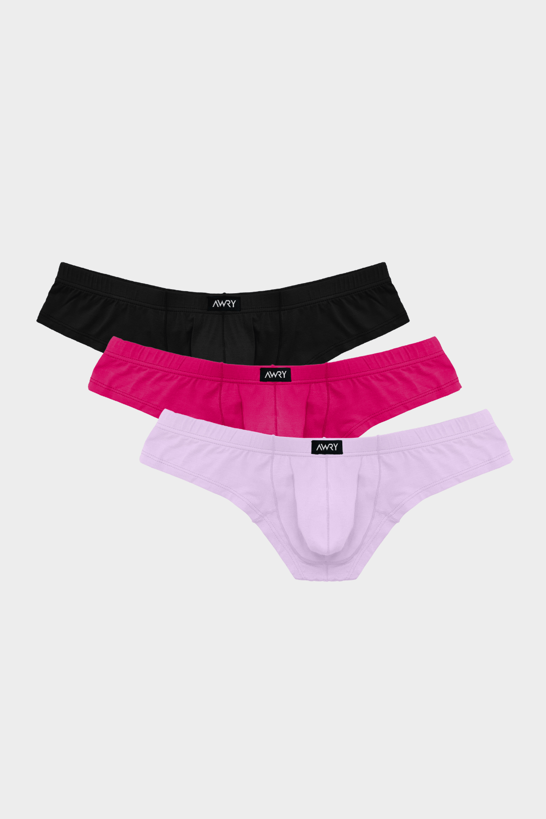 3 Pack CHEEKY Thong Briefs - AWRY