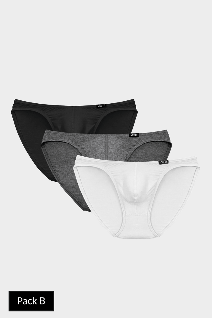 3 Pack COMFORT Briefs - AWRY