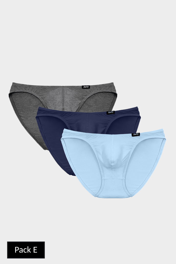 3 Pack COMFORT Briefs - AWRY