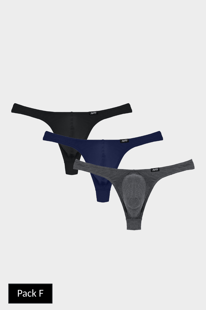3 Pack COMFORT Thong - AWRY