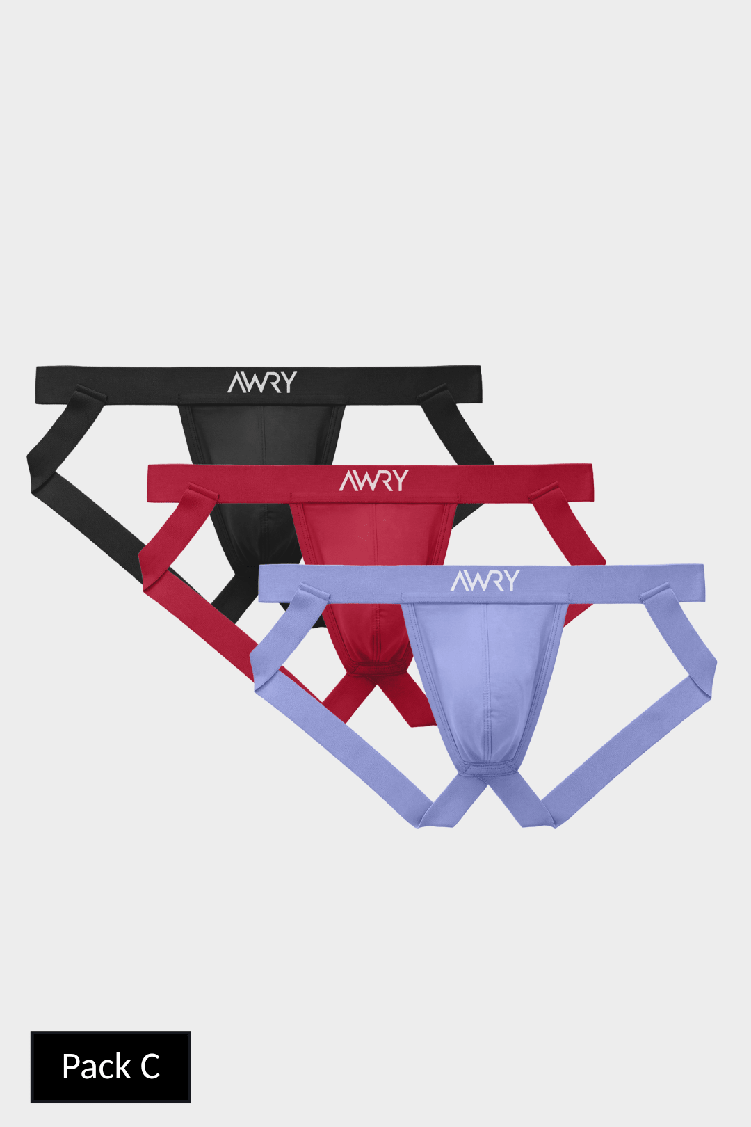 3 Pack ESSENTIAL Jockstrap - AWRY