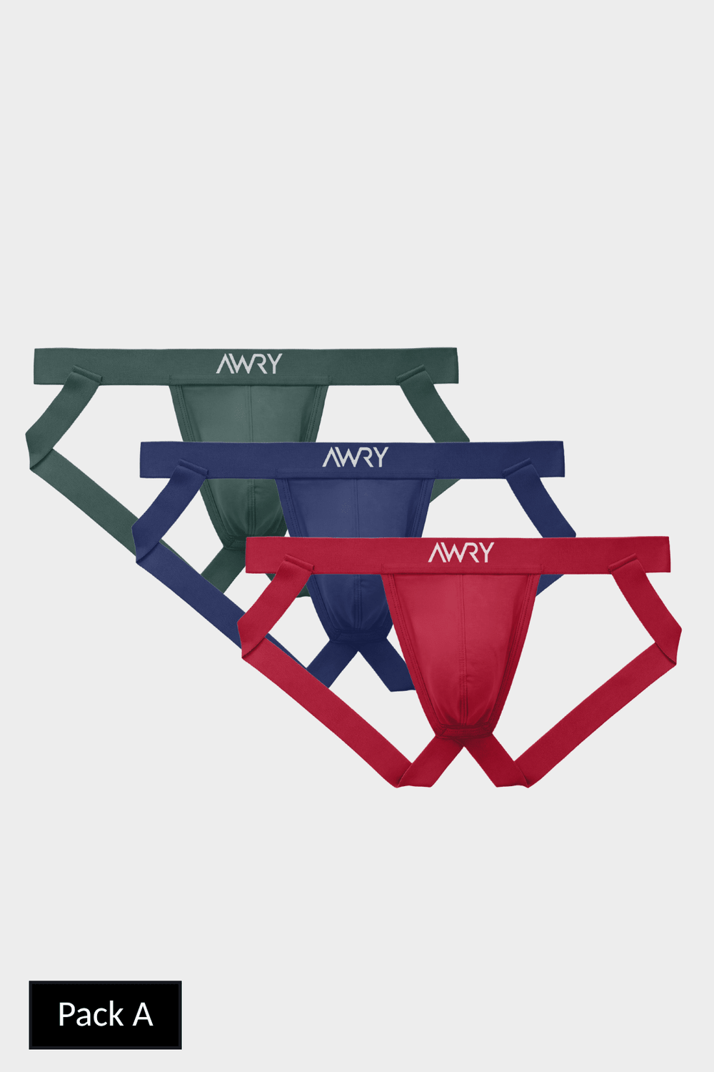 3 Pack ESSENTIAL Jockstrap - AWRY