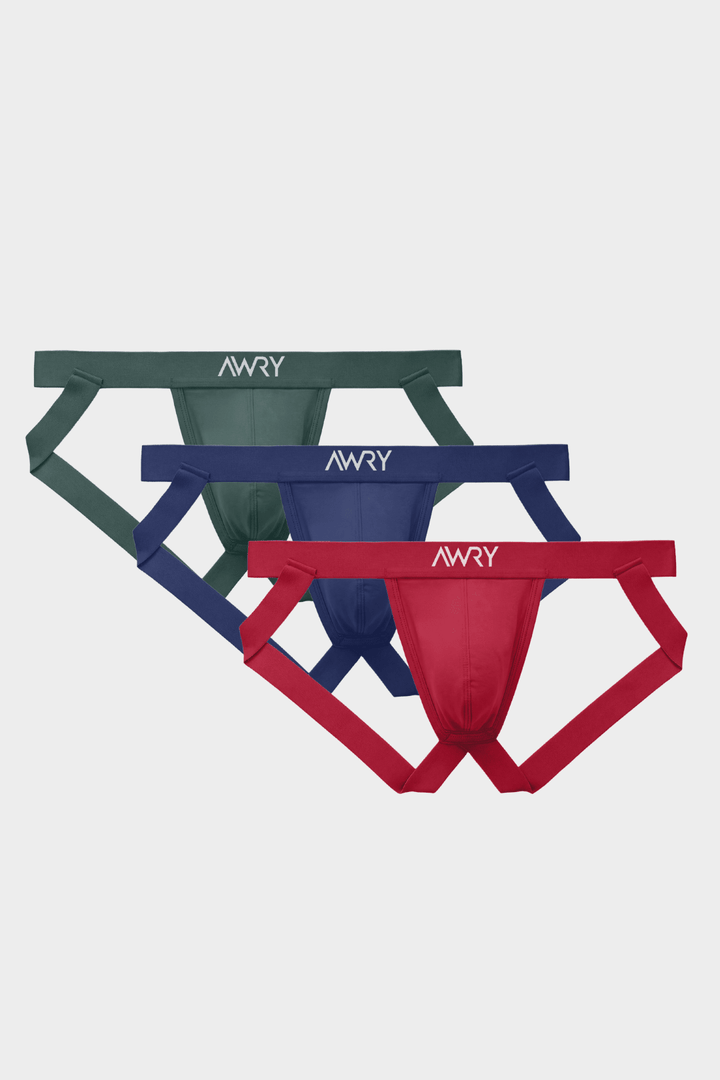 3 Pack ESSENTIAL Jockstrap - AWRY