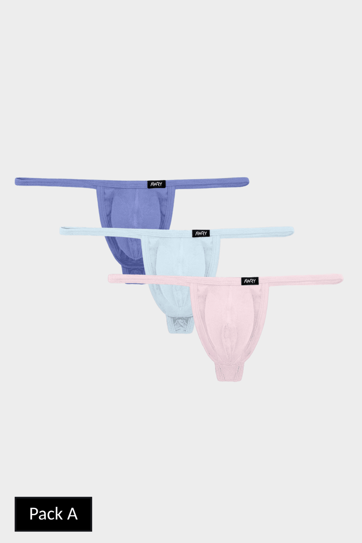 3 Pack ESSENTIAL String Thong - AWRY