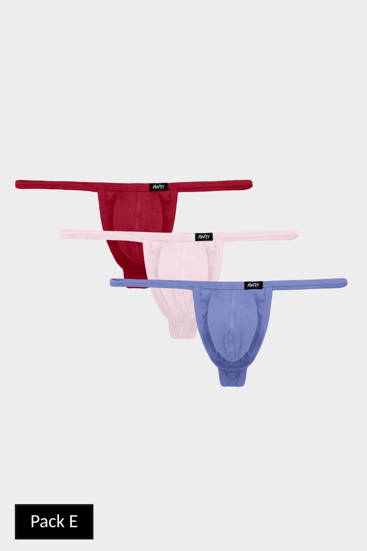 3 Pack ESSENTIAL String Thong - AWRY