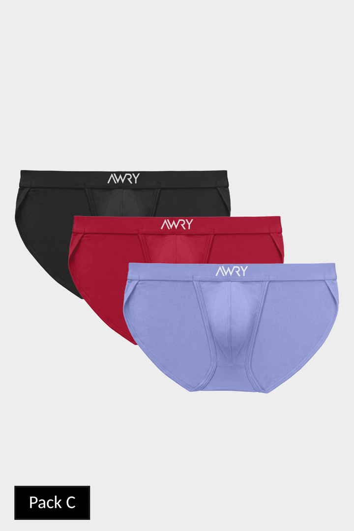3 Pack ESSENTIAL Tanga Briefs - AWRY