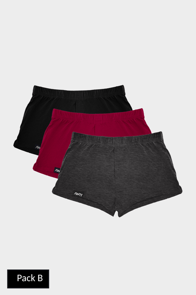 3 Pack FUSION Jock Boxers - AWRY