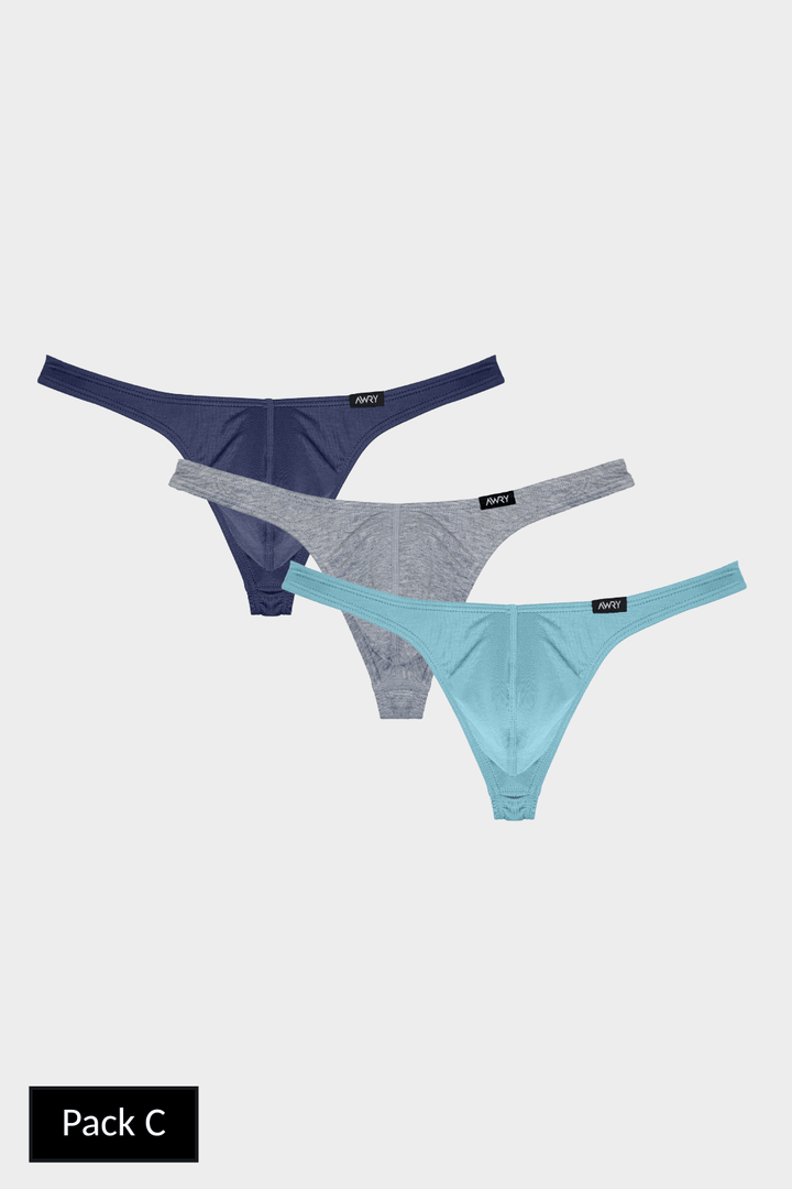 3 Pack LOUNGE Thong - AWRY