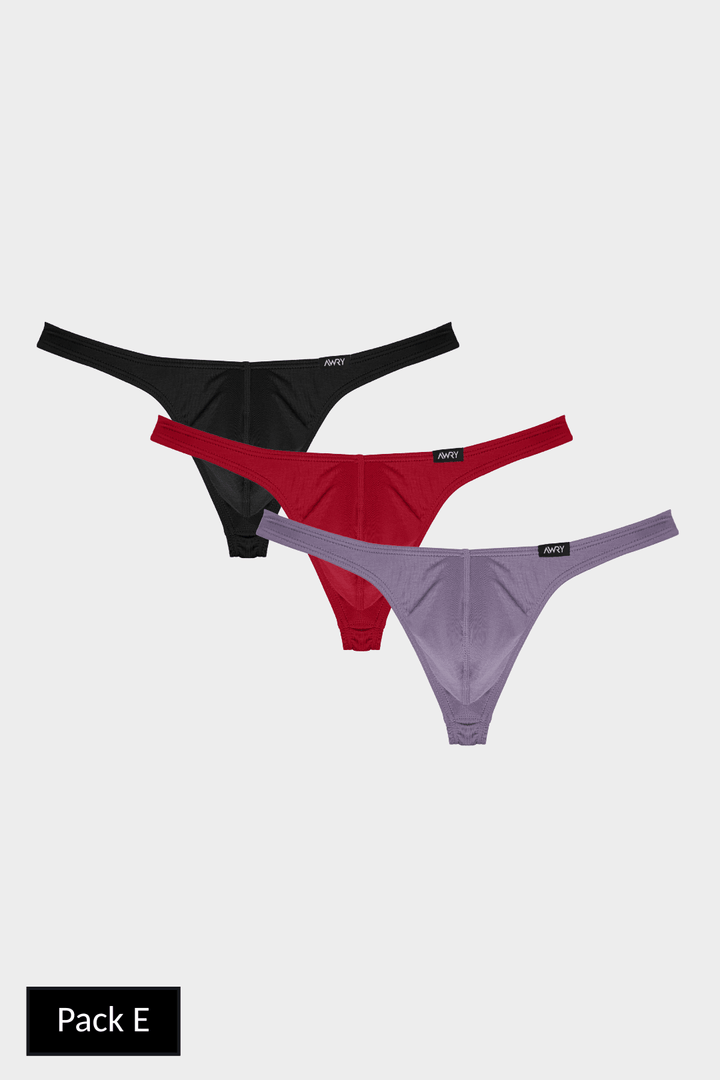 3 Pack LOUNGE Thong - AWRY