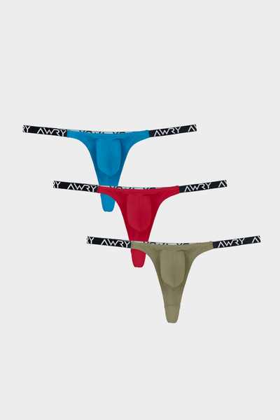 3 Pack MODERN Logo Thong - AWRY