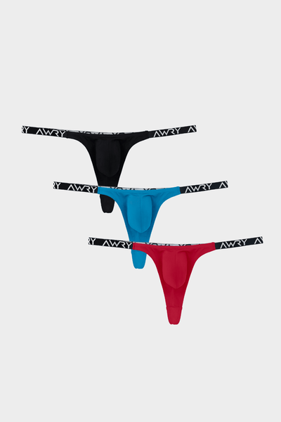 3 Pack MODERN Logo Thong - AWRY
