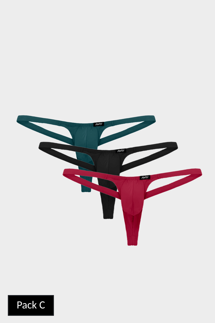3 Pack PULSE V-String (Extended Pouch) - AWRY
