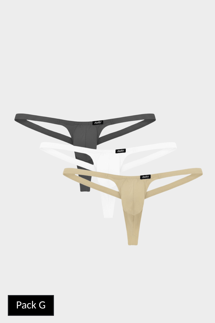3 Pack PULSE V - String Thong - AWRY